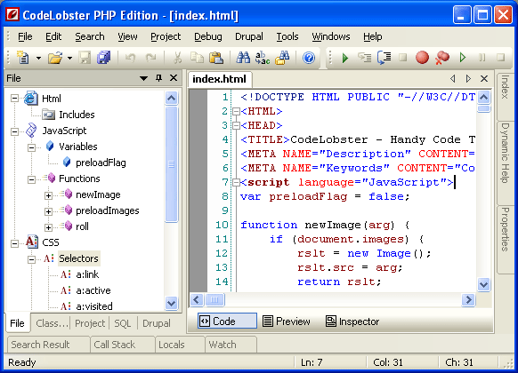 codelobster php
