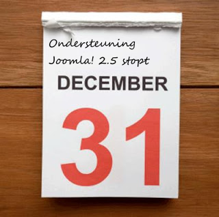 31 12 ondersteuning joomla 2.5 stopt